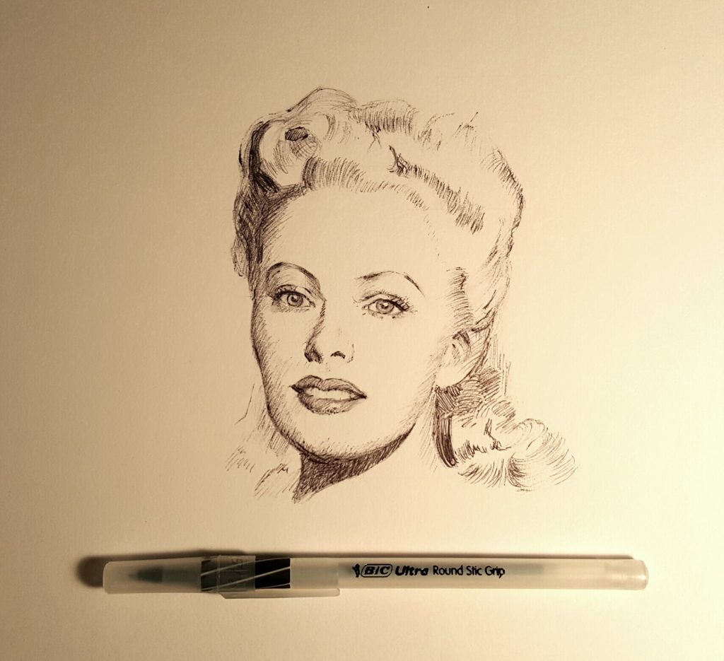 Loomis Lady- Based on a painting by Andrew Loomis