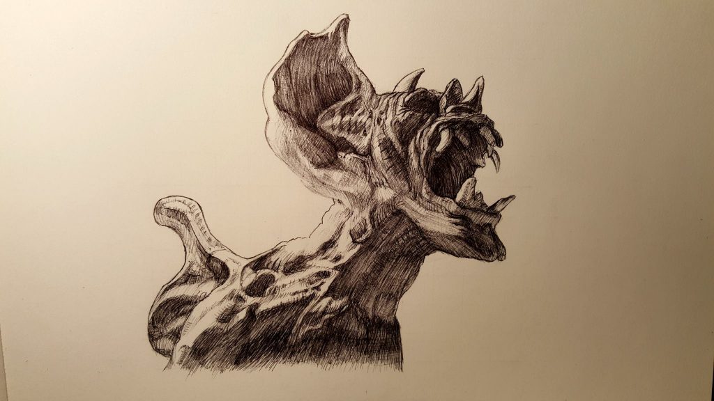 Vampire- Based on a sculpture by Carlos Huante