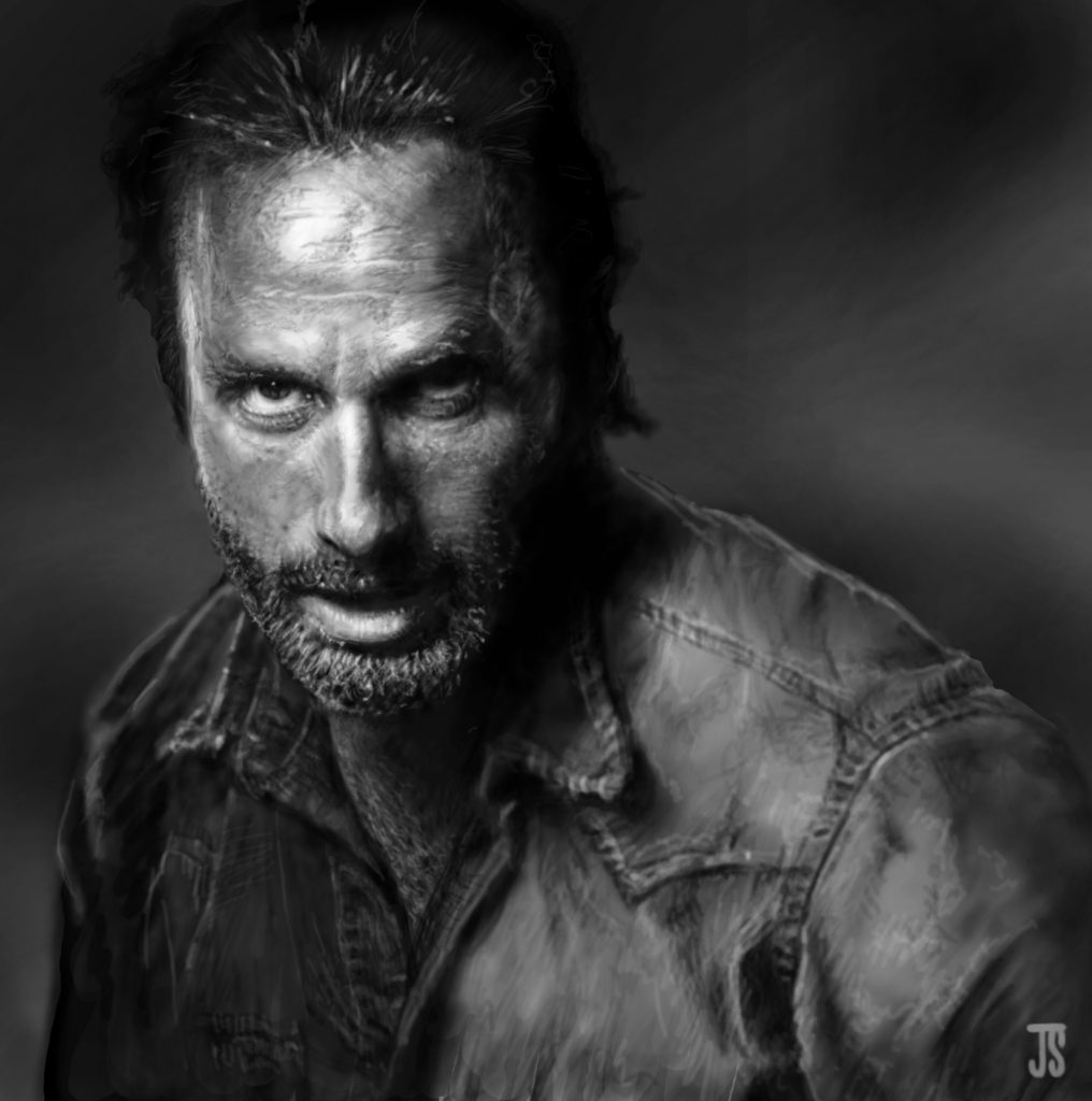 Rick Grimes Painting